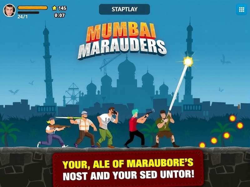 Intense Battle Royale Action in Mumbai Marauders Mumbai Marauders Gameplay Screenshot